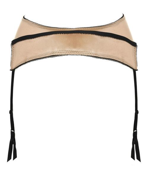 Ava Champagne Bronze Garter Belt