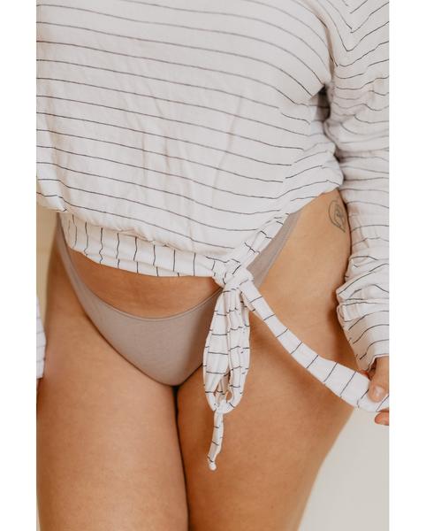 Organic Cotton Striped Tie Top *FINAL SALE ITEM*