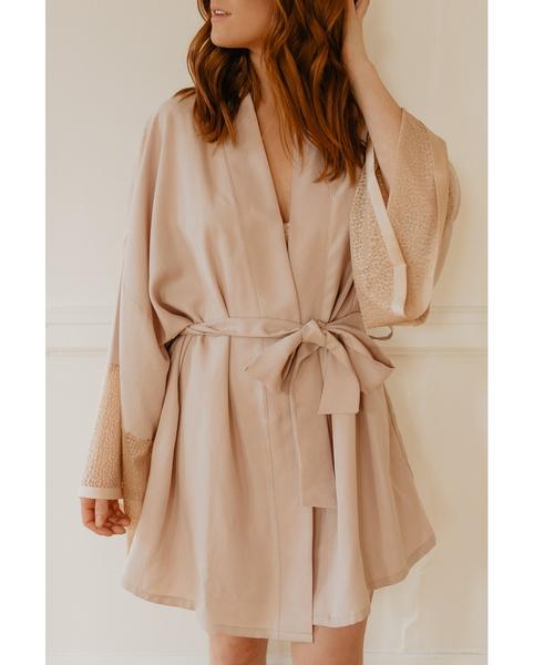 Elza Gold Tencel Robe *Only M left!* *FINAL SALE ITEM*