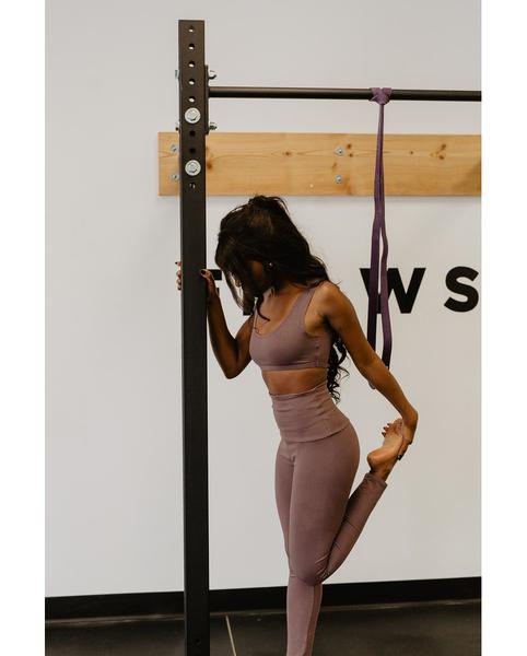 Organic Cotton Tank Bralette - Eggplant Purple