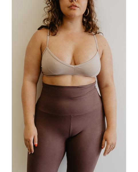 Organic Cotton Light Sports / Yoga / Lounge Bra - Lilac Purple