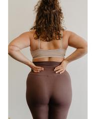 Organic Cotton Light Sports / Yoga / Lounge Bra - Lilac Purple *Only XS left! FINAL SALE*