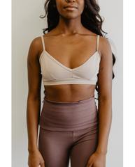 Organic Cotton Light Sports / Yoga / Lounge Bra - Lilac Purple *Only XS left! FINAL SALE*