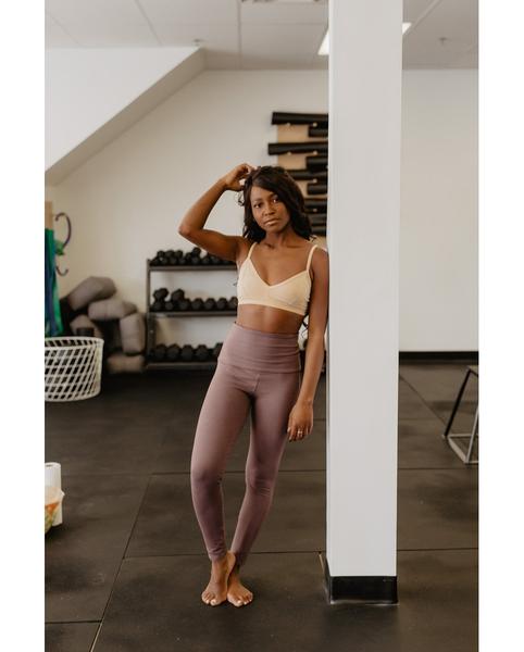 Organic Cotton Light Sports / Yoga / Lounge Bra - Beige