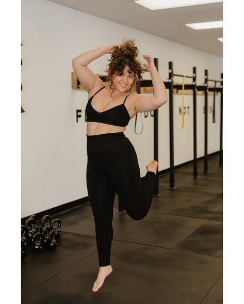 Organic Cotton Light Sports / Yoga / Lounge Bra - Black
