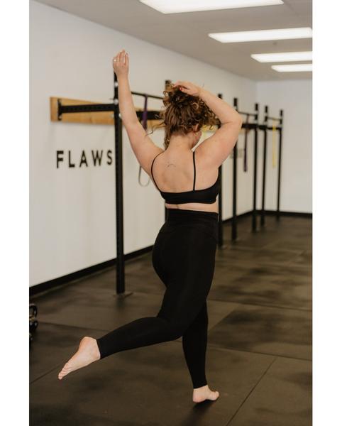 Pocket High Waist Organic Cotton Leggings - Black