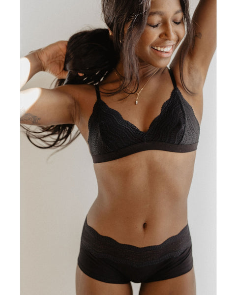 Dolce Lace Bralette - Black