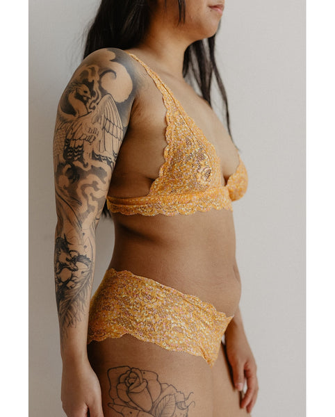 Hottie Boyshort -  Sunset Floral Print