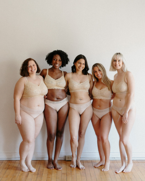 Curvy Sweetie Bralette - Blush Beige