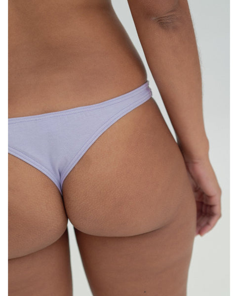 Organic Cotton Thong - Lilac