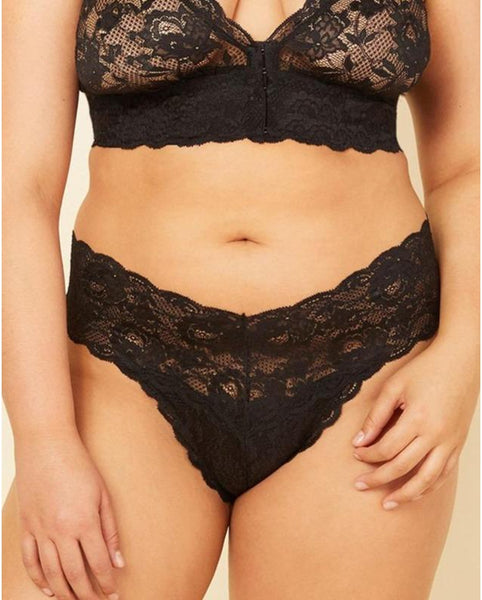 Curvy Hottie Boyshort - Black