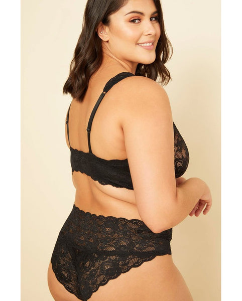 Curvy Hottie Boyshort - Black