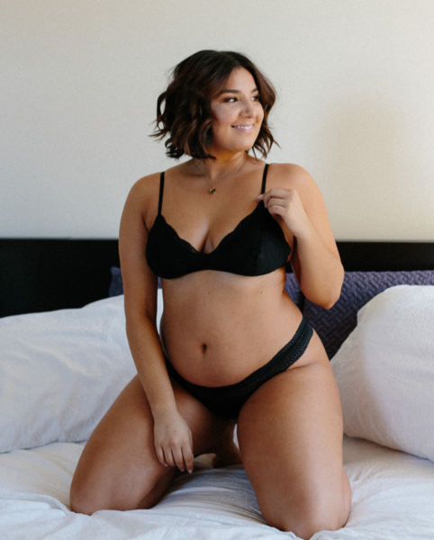 Dolce  Bralette - White, Black, Blush