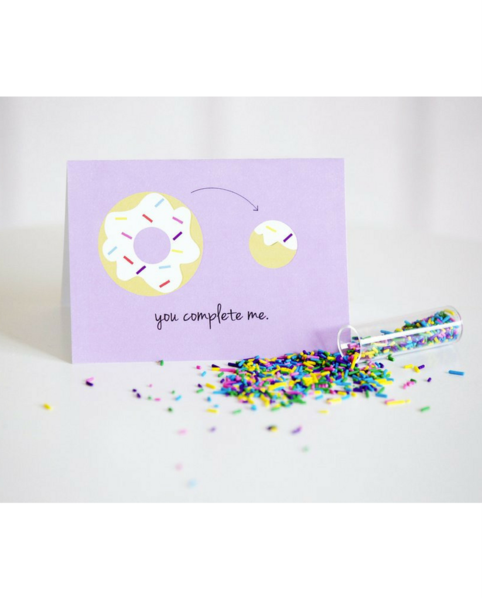 You Complete Me Donut Card