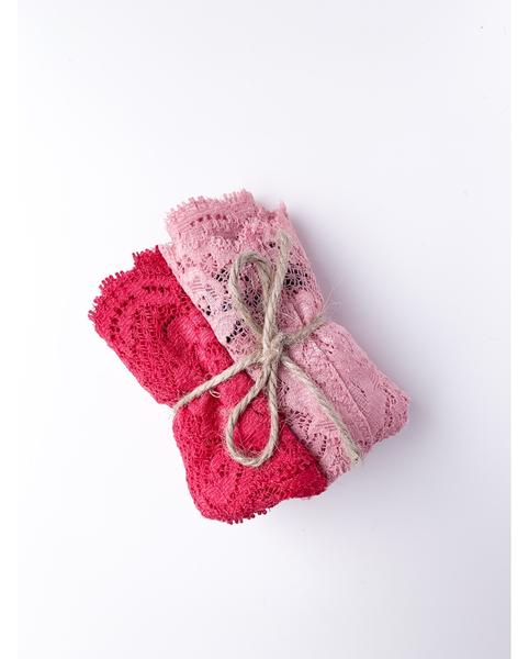 2-Pack Cutie Thongs - Red + Pink