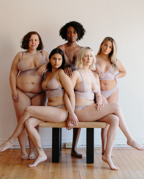 Purple Lima Recycled Lace Longline Bralette *Only L+ left! FINAL SALE*