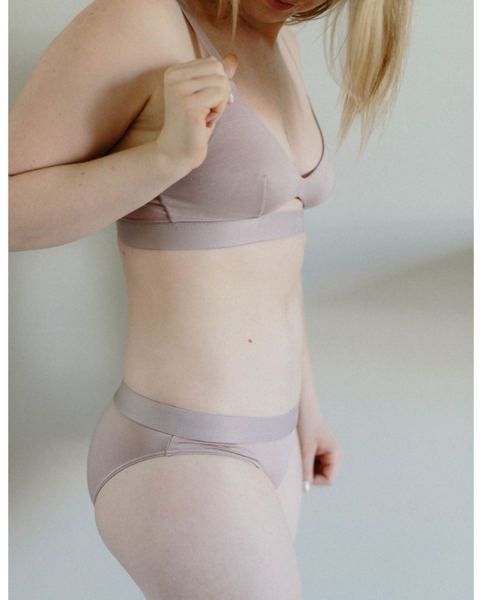 2-Pack Tencel™ Lite Bikini Briefs - Dusty Rose Pink