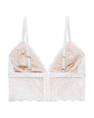 Creamy White Recycled Lace Lima Longline Bralette *FINAL SALE*